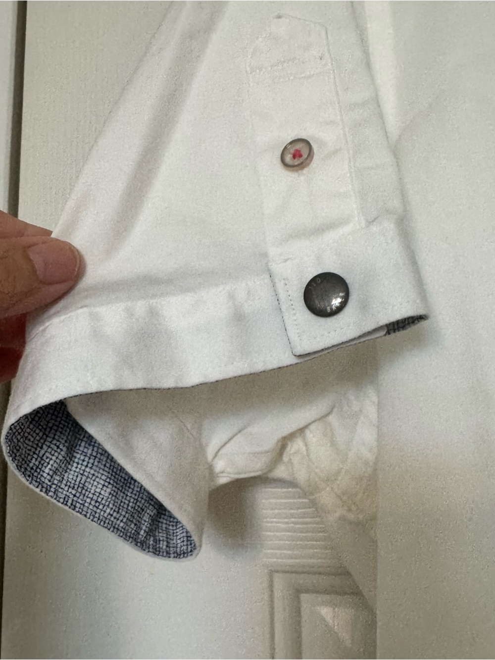 Ted Baker White Button Up Short Sleeve Shirt - Picture 2 of 8